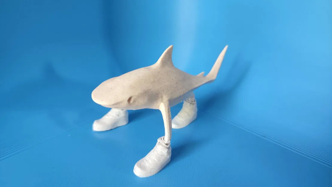 Mô hình cá mập đi giày (Tralalero Tralala) in 3D độc đáo - Image 4