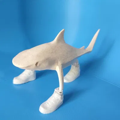 Mô hình cá mập đi giày (Tralalero Tralala) in 3D độc đáo