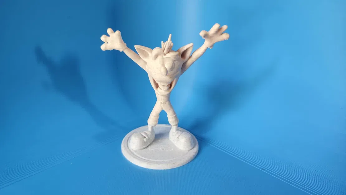 Mô hình Crash Bandicoot 15cm - Tượng trang trí 3D game độc đáo - Image 3