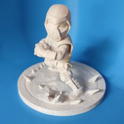 Mô hình Diorama Sub-Zero Mortal Kombat 12cm cực chất cho game thủ