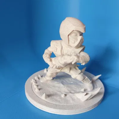 Mô hình Diorama Sub-Zero Mortal Kombat 12cm cực chất cho game thủ