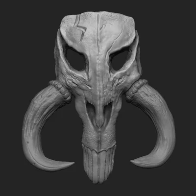 Mô hình đầu lâu Mythosaur - Móc khóa Star Wars độc đáo