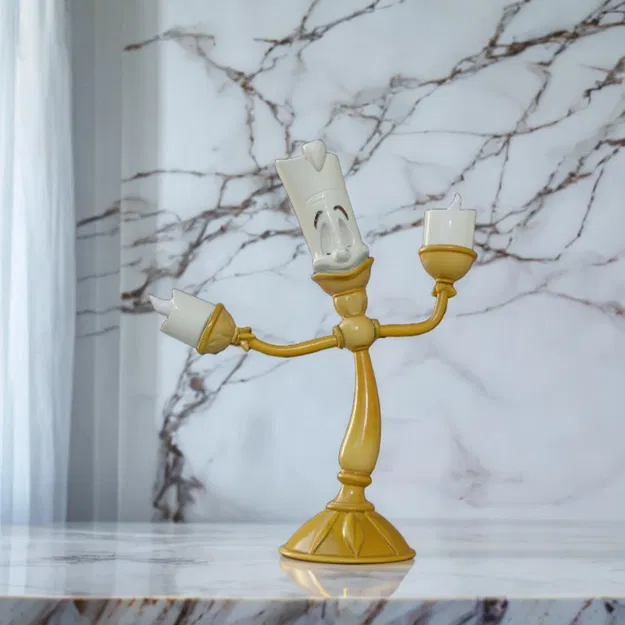 Mô hình 3D Lumiere trong Beauty and the Beast - Trang trí bàn làm việc - Image 1