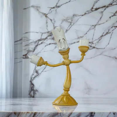 Mô hình 3D Lumiere trong Beauty and the Beast - Trang trí bàn làm việc