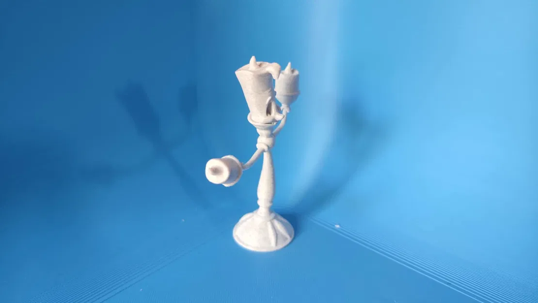 Mô hình 3D Lumiere trong Beauty and the Beast - Trang trí bàn làm việc - Image 3