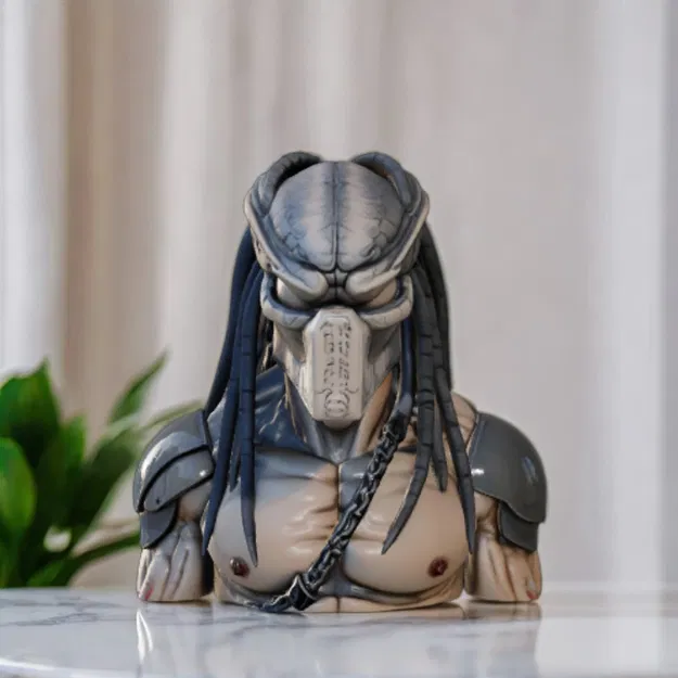 Mô hình 3D Predator: Thợ săn ngoài hành tinh cực ngầu (12cm) - Image 1