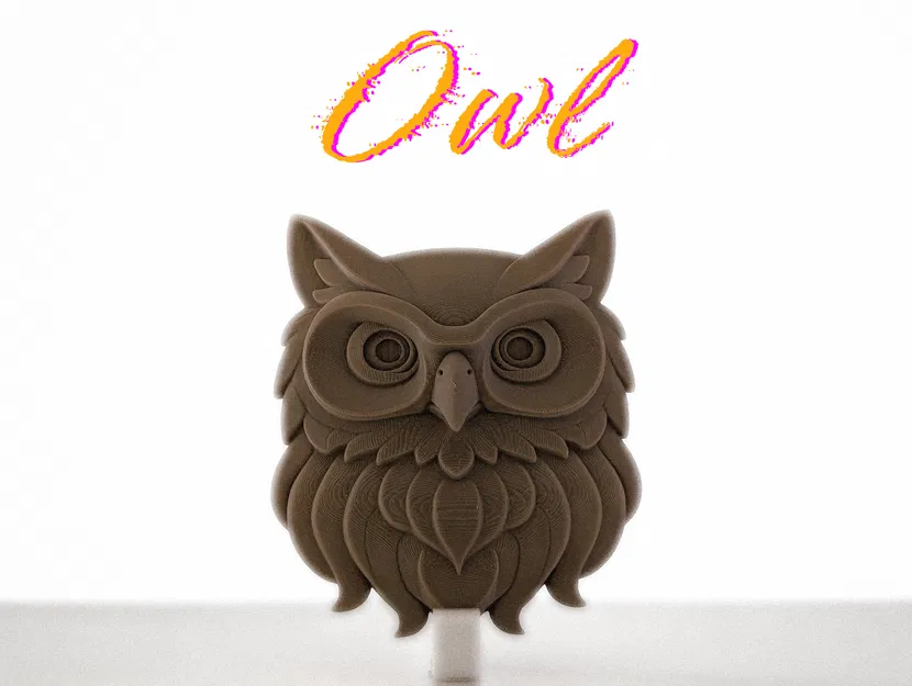 Đầu Cú – Tác phẩm điêu khắc treo tường sẵn sàng để trang trí - Image 1