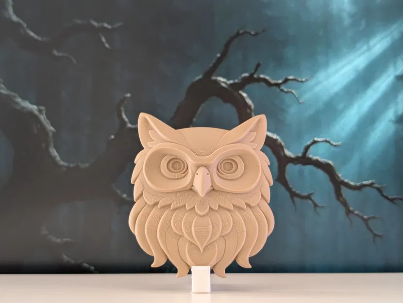 Đầu Cú – Tác phẩm điêu khắc treo tường sẵn sàng để trang trí - Image 2