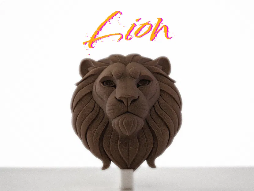 Đầu Sư Tử – Tác phẩm điêu khắc treo tường sẵn sàng trang trí - Image 1