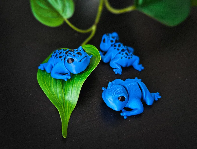 Mô hình Flexi Frog - Chú ếch khớp nối đáng yêu - Image 1