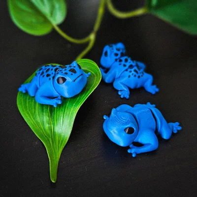 Mô hình Flexi Frog - Chú ếch khớp nối đáng yêu