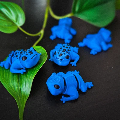 Mô hình Flexi Frog - Chú ếch khớp nối đáng yêu