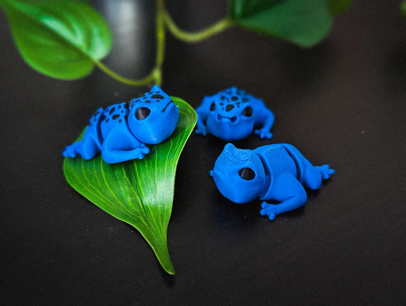 Mô hình Flexi Frog - Chú ếch khớp nối đáng yêu - Image 3