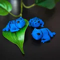 Mô hình Flexi Frog - Chú ếch khớp nối đáng yêu - Thumbnail 3