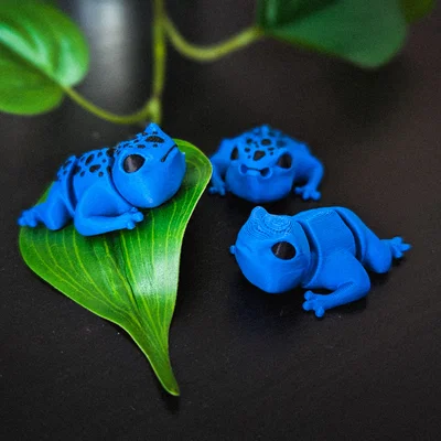 Mô hình Flexi Frog - Chú ếch khớp nối đáng yêu