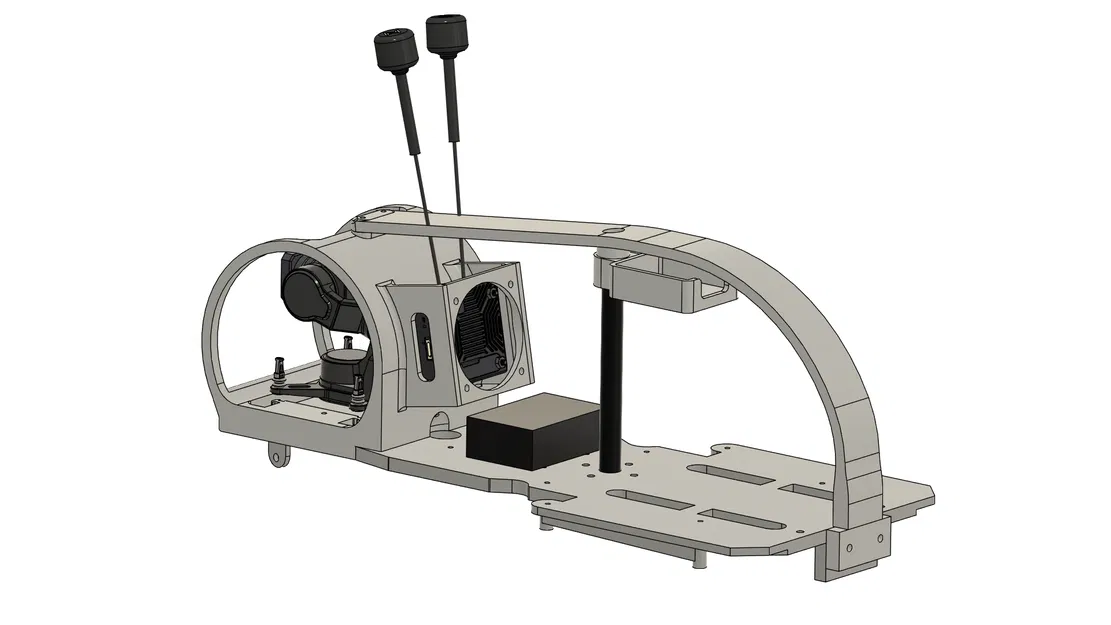 Nền tảng Xe tăng tự hành ArduRover FPV với Gimbal in 3D - Image 6