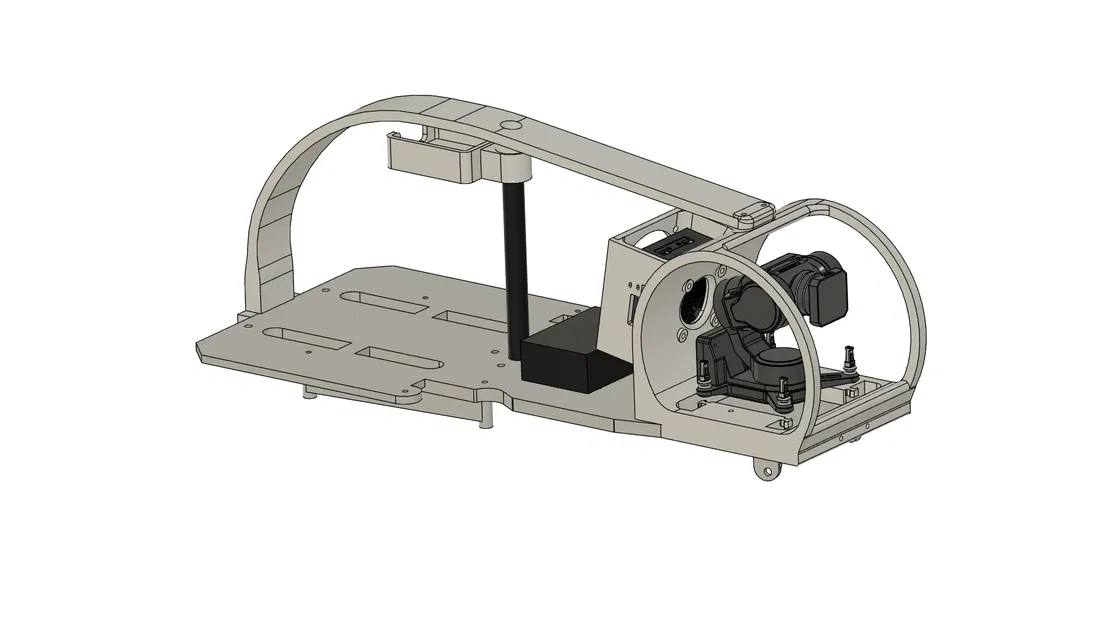 Nền tảng Xe tăng tự hành ArduRover FPV với Gimbal in 3D - Image 7