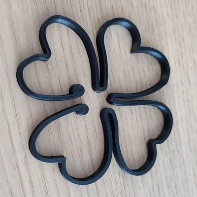 Kẹp Cố Định Thân Cây Hình Cỏ 4 Lá - Phụ Kiện 3D Decor Xinh Xắn