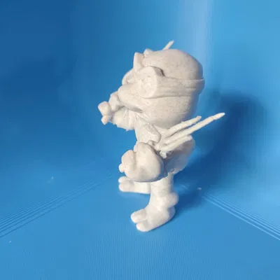 Mô hình 3D Raphael (Ninja Rùa) - Đồ chơi trang trí cực chất