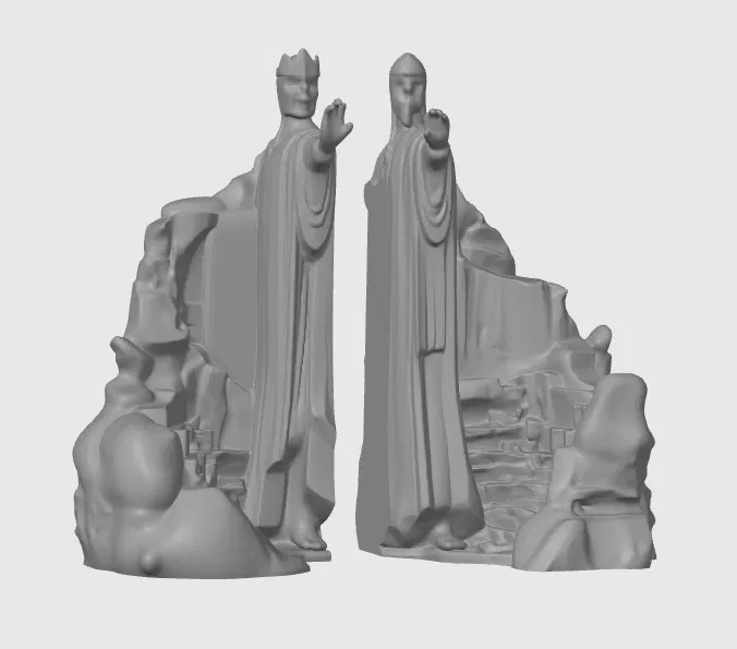 Mô hình chặn sách The Argonath (Chúa Tể Những Chiếc Nhẫn) cao 17cm - Image 1