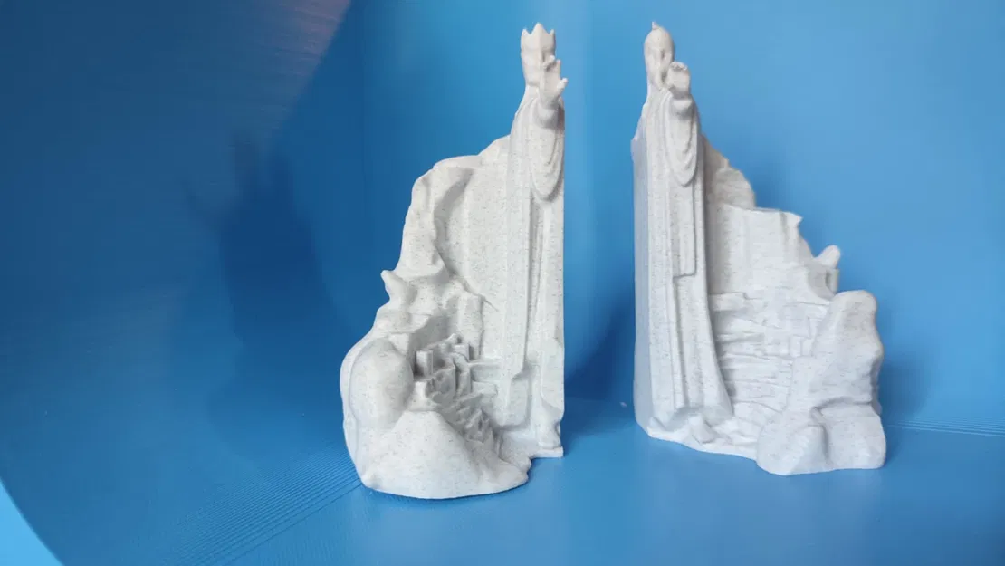 Mô hình chặn sách The Argonath (Chúa Tể Những Chiếc Nhẫn) cao 17cm - Image 3