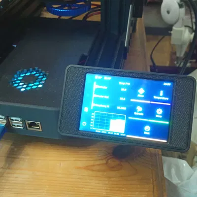 Ender 3 - Vỏ hộp BTT Pi 1.2 & Giá gắn màn hình TFT35 SPI