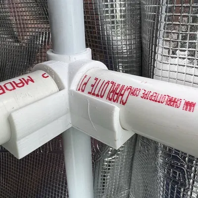 Bộ giá đỡ khung lều 16mm/19mm ra ống PVC 22mm dùng cho lưới Scrog