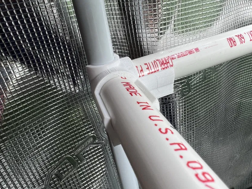 Bộ giá đỡ khung lều 16mm/19mm ra ống PVC 22mm dùng cho lưới Scrog - Image 3