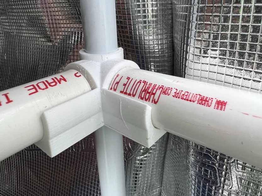 Bộ giá đỡ khung lều 16mm/19mm ra ống PVC 22mm dùng cho lưới Scrog - Image 11