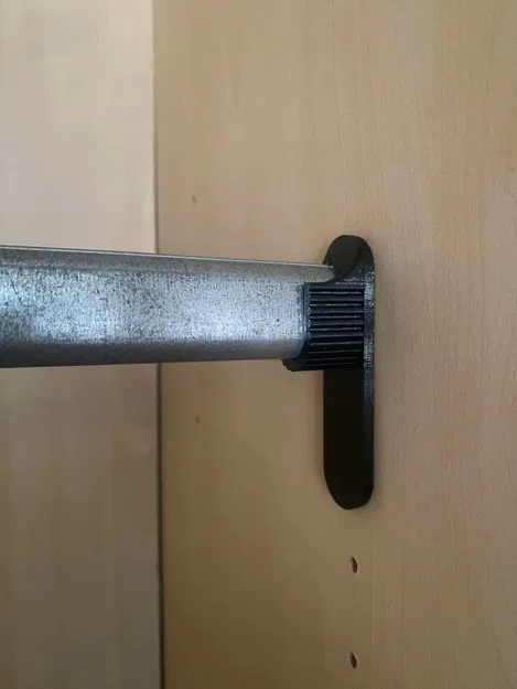 Ngàm gắn thanh treo quần áo 3D - Cải tiến chắc chắn, bền bỉ - Image 1