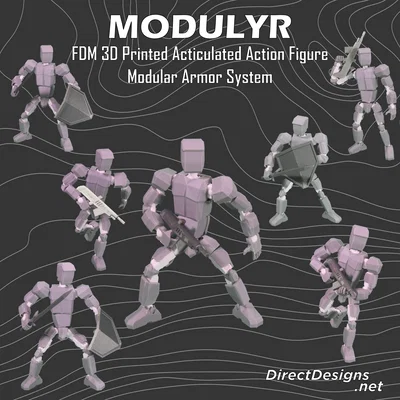 MODULYR - Mô hình Action Figure linh hoạt và có thể tùy chỉnh