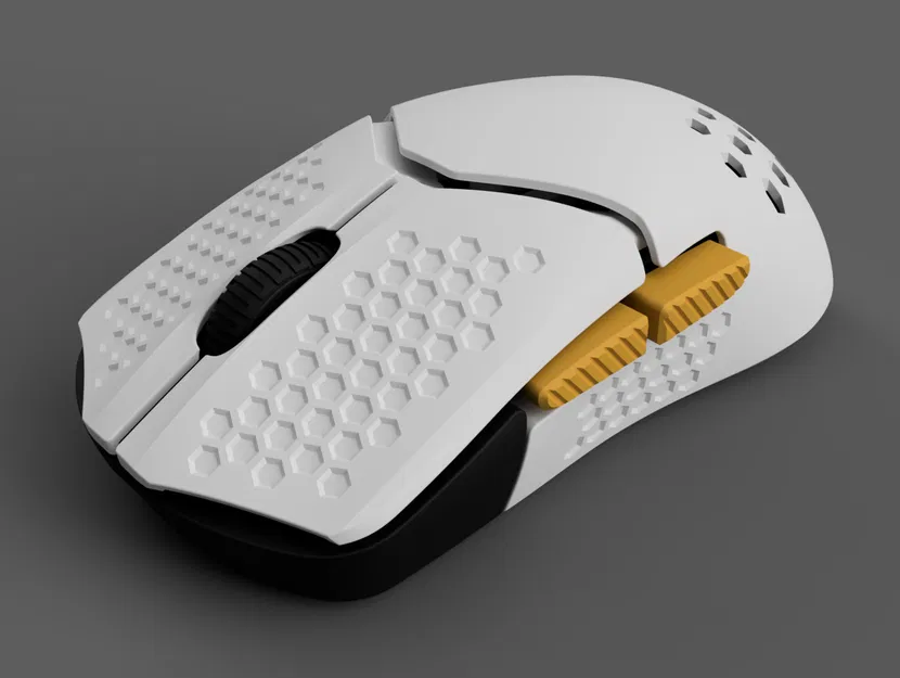 Vỏ chuột HyperX Pulsefire Saga thiết kế tổ ong - Image 2