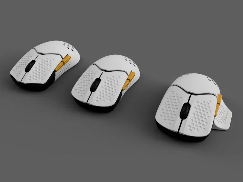 Vỏ chuột HyperX Pulsefire Saga thiết kế tổ ong - Image 3