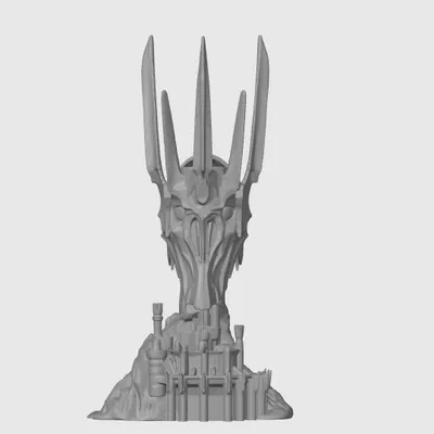 Mô hình tượng bán thân Sauron (LOTR) in 3D ấn tượng