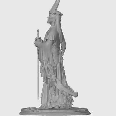 Mô hình 3D Witch King of Angmar - The Lord of the Rings 12cm