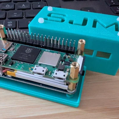 Vỏ case Raspberry Pi Zero 2 W(H) kèm UPS HAT (C) [Đã cập nhật]