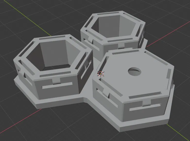 Đầu nối HSW v2 - Bản Remix với lỗ bắt vít chìm 3m - Image 1