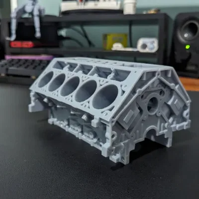 Khối Động Cơ V10 (V10 Engine Block)