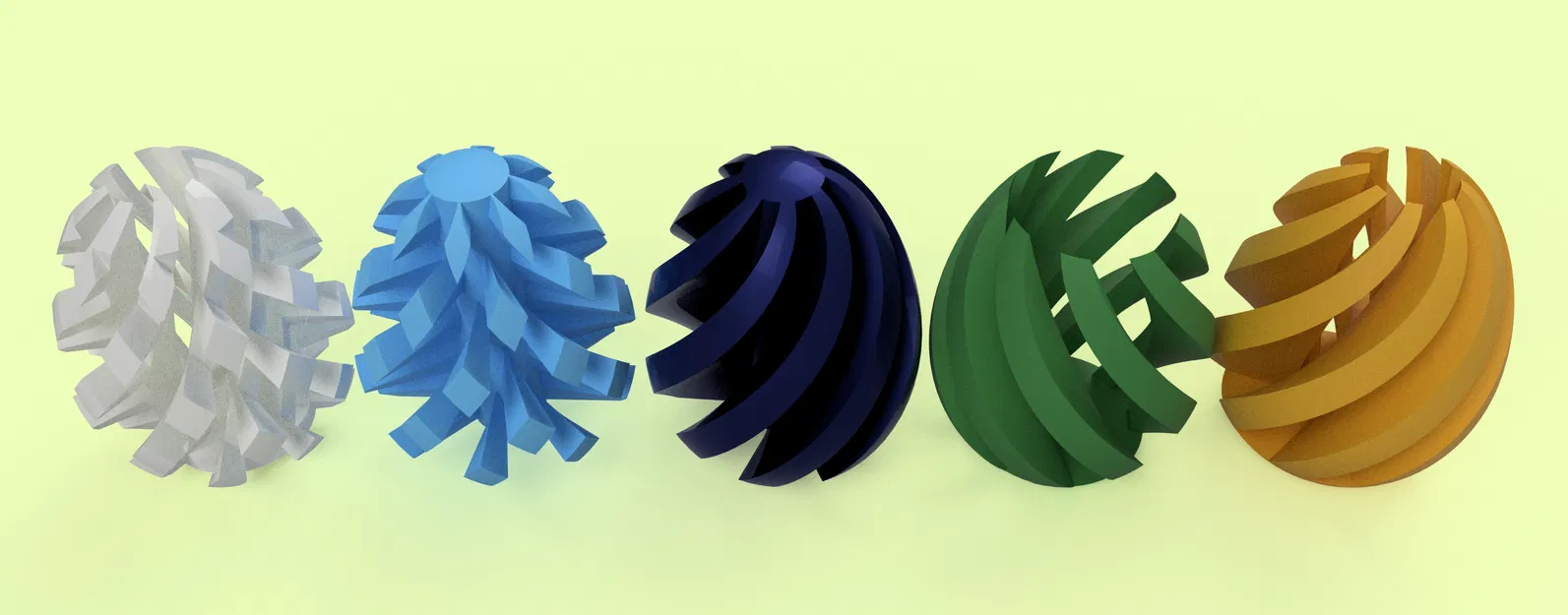 Mô hình trứng Phục sinh xoắn ốc có thể lắp ghép - Image 5