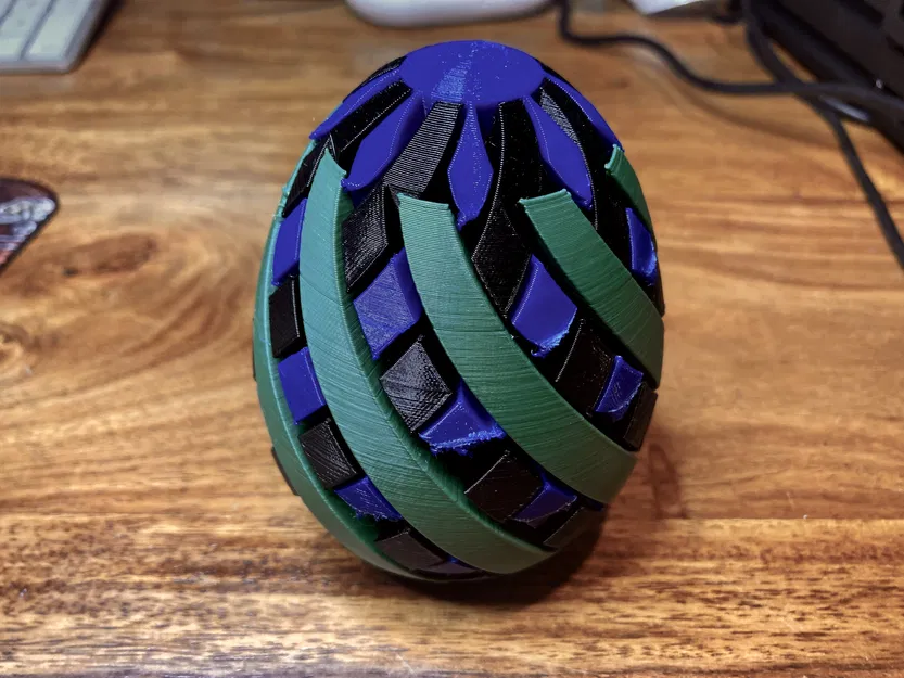 Mô hình trứng Phục sinh xoắn ốc có thể lắp ghép - Image 7