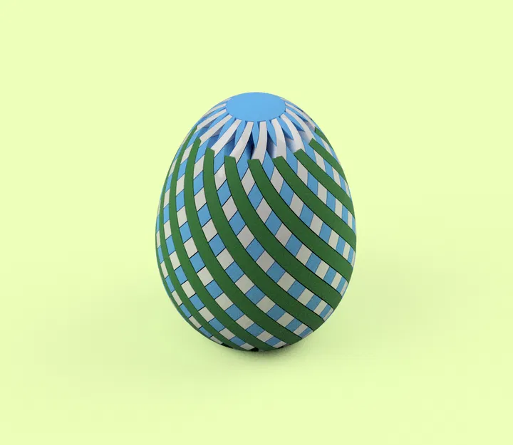 Mô hình trứng Phục sinh xoắn ốc có thể lắp ghép - Image 17