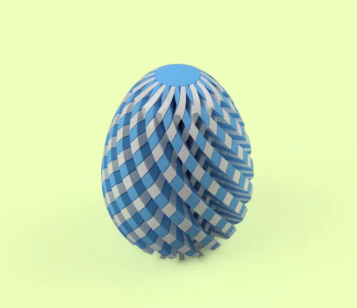 Mô hình trứng Phục sinh xoắn ốc có thể lắp ghép - Image 20