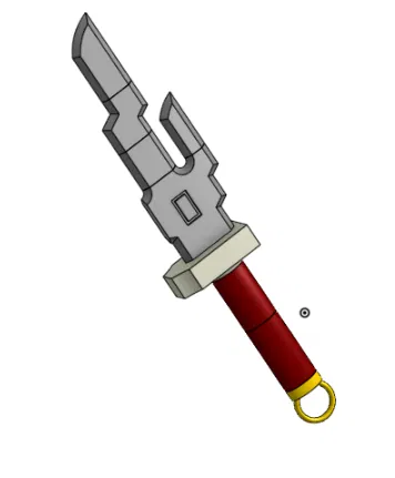 Mô hình 3D Inverted Spear of Heaven - Vũ khí của Toji Fushiguro - Image 1