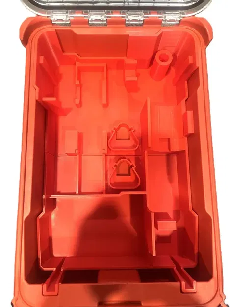 Khay in 3D đựng máy siết bu lông Milwaukee M12 cho hộp Packout - Image 3