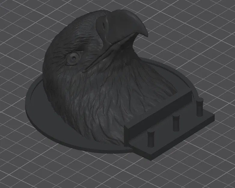 Móc treo chìa khóa hình đầu đại bàng (eagle key holder) độc đáo - Image 1