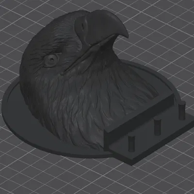 Móc treo chìa khóa hình đầu đại bàng (eagle key holder) độc đáo