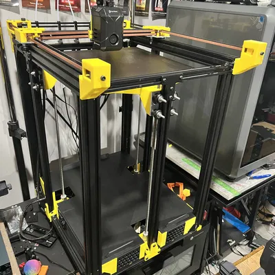 Duender Remix - Chuyển đổi DUO CR10 sang CoreXY kèm đế Gridfinity