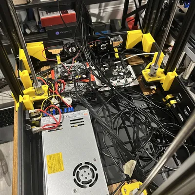 Duender Remix - Chuyển đổi DUO CR10 sang CoreXY kèm đế Gridfinity