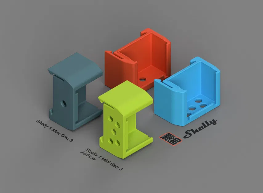 Giá đỡ Shelly 1 Mini Gen3 gắn thanh ray DIN - Image 2