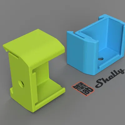 Giá đỡ Shelly 1 Mini Gen3 gắn thanh ray DIN